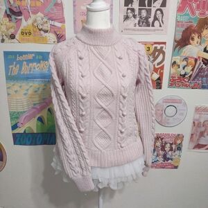 J. Crew Soft Pink Knit Sweater